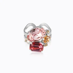 Caroline Svedbom Mini Carolina Ring / Pink Combo (Rhodium)