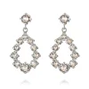 Caroline Svedbom Mini Delia Örhängen/ Crystal (Rhodium)