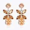 Caroline Svedbom Mini Dione Örhängen / Topaz Combo (Rhodium)