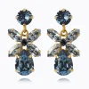 Caroline Svedbom Mini Dione Örhängen/ Denim Blue + Blue Shade (Guld)
