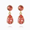 Caroline Svedbom Mini Drop Örhängen/ Rose Peach (Guld)