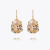Caroline Svedbom Mini Drop Clasp Örhängen / Light Peach (Guld)