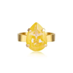 Caroline Svedbom Mini Drop Ring Guld / Sunshine Delite