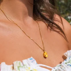 Caroline Svedbom Mini Drop Halsband / Sunshine Delite