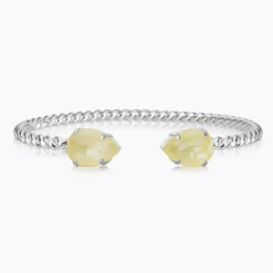 Caroline Svedbom Mini Drop Armband / Soft Yellow (Rhodium)