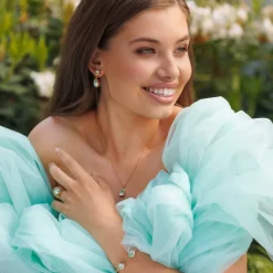 Caroline Svedbom Mini Drop Armband/ Chrysolite (Guld)