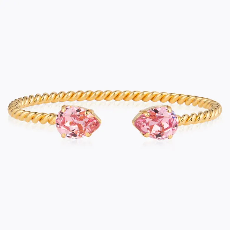 Caroline Svedbom Mini Drop Armband/ Light Rose (Guld)
