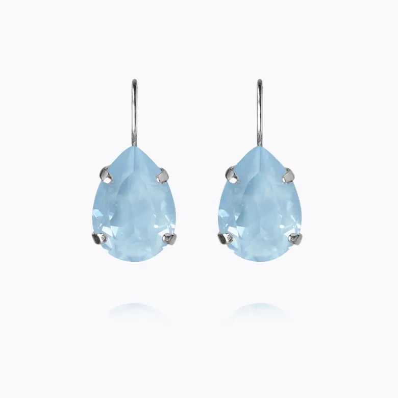 Caroline Svedbom Mini Drop Clasp Örhängen / Sky Ignite (Rhodium)