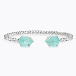 Caroline Svedbom Mini Drop Armband / Soft Mint (Rhodium)