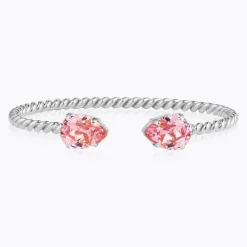 Caroline Svedbom Mini Drop Armband/ Light Rose (Rhodium)