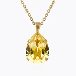 Caroline Svedbom Mini Drop Halsband ReCreated™ Dark Jonquil – Guld