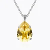 Caroline Svedbom Mini Drop Halsband ReCreated™ Dark Jonquil – Rhodium