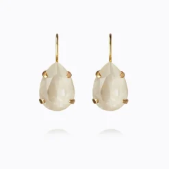 Caroline Svedbom Mini Drop Clasp Örhängen/ Linen Ignite (Guld)