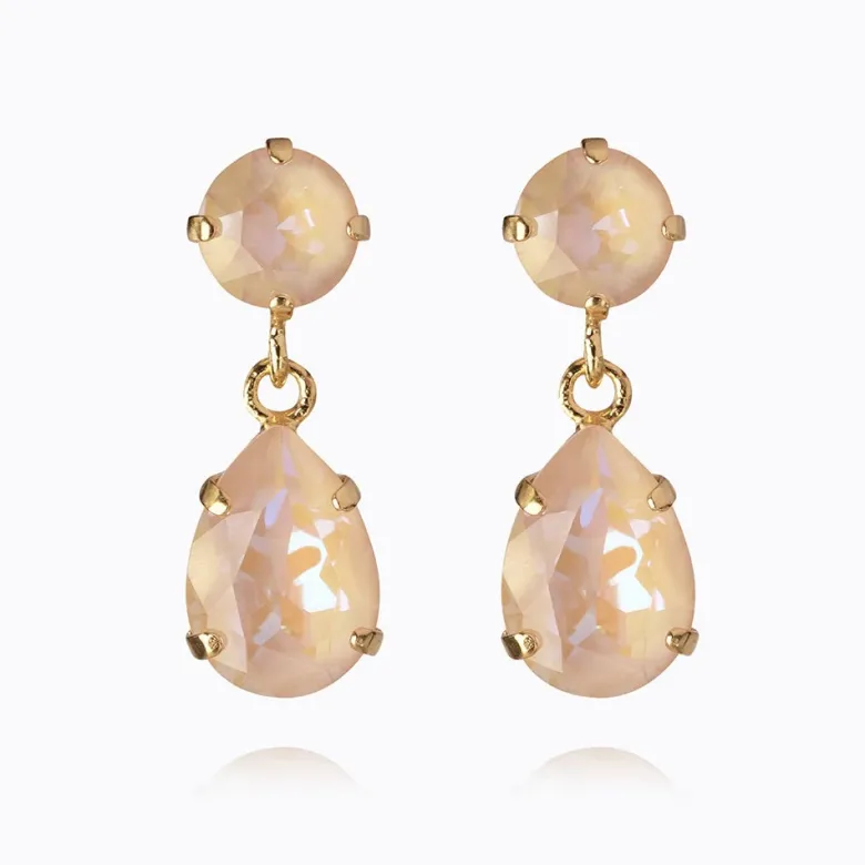 Caroline Svedbom Mini Drop Örhängen/ Ivory Cream Delite (Guld)