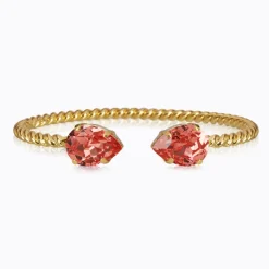 Caroline Svedbom Mini Drop Armband/ Rose Peach (Guld)
