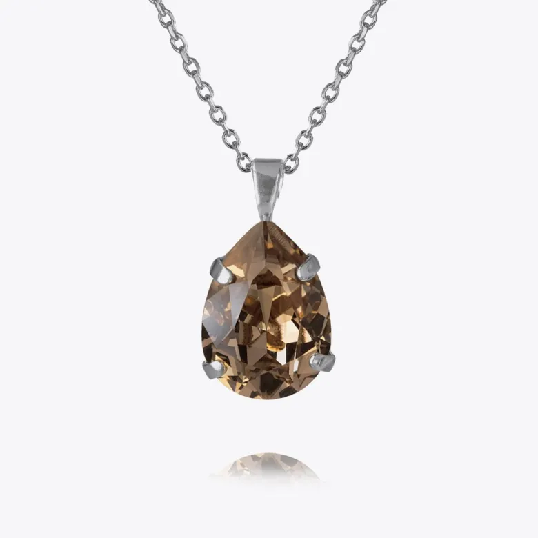 Caroline Svedbom Mini Drop Halsband/ Greige (Guld)