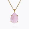 Caroline Svedbom Mini Drop Halsband / Soft Pink (Guld)