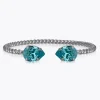 Caroline Svedbom Mini Drop Armband Rhodium / Light Turquoise