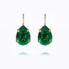 Caroline Svedbom Mini Drop Clasp Örhängen / Majestic Green (Guld)
