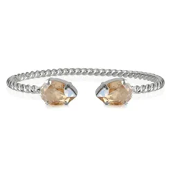 Caroline Svedbom Mini Drop Armband Rhodium / Golden Shadow