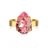 Caroline Svedbom Mini Drop Ring Guld / Light Rose