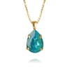 Caroline Svedbom Mini Drop Halsband Guld / Laguna Delite