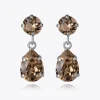 Caroline Svedbom Mini Drop Örhängen/ Greige (Rhodium)