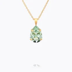 Caroline Svedbom Mini Drop Halsband/ Chrysolite (Guld)