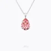 Caroline Svedbom Mini Drop Halsband/ Light Rose (Rhodium)