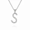 Caroline Svedbom Mini Letter S Halsband (Rhodium)