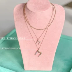 Caroline Svedbom Mini Letter L Halsband (Guld)