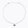 Caroline Svedbom Mini Lydia Halsband, Black Diamond – Rhodium