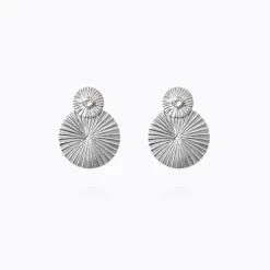 Caroline Svedbom Mini Odessa Örhängen/ Crystal (Rhodium)