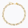 Caroline Svedbom Mini Pomona Halsband, Black Golden Combo – Guld