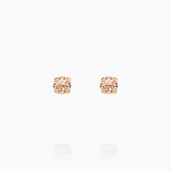 Caroline Svedbom Mini Stud Örhängen/ Light Peach (Guld)