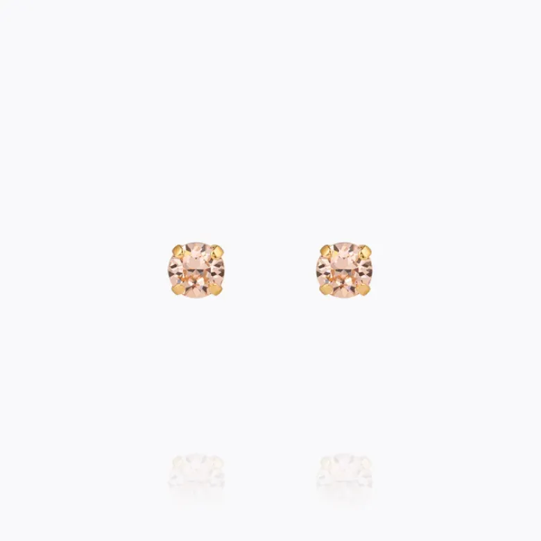 Caroline Svedbom Mini Stud Örhängen/ Light Peach (Guld)