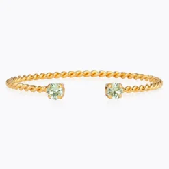 Caroline Svedbom Mini Twisted Armband/ Chrysolite (Guld)
