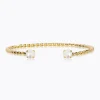 Caroline Svedbom Mini Twisted Armband/ Pearl (Guld)