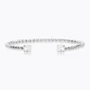 Caroline Svedbom Mini Twisted Armband/ Pearl (Rhodium)