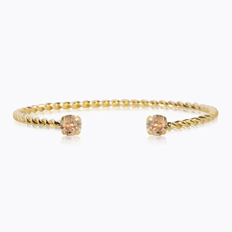 Caroline Svedbom Mini Twisted Armband/ Golden Shadow (Guld)