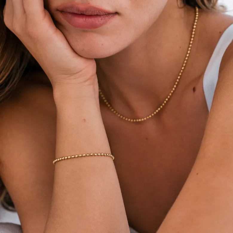 Caroline Svedbom Mona Halsband (Guld)