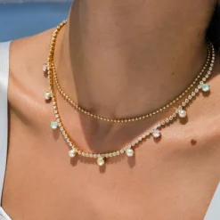 Caroline Svedbom Mona Halsband (Guld)
