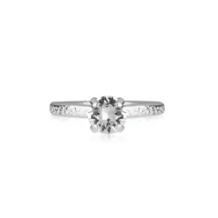 Caroline Svedbom Natti Ring Rhodium Crystal