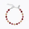 Caroline Svedbom Nicola Armband / Scarlet Combo (Rhodium)