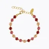 Caroline Svedbom Nicola Armband / Scarlet Combo (Guld)