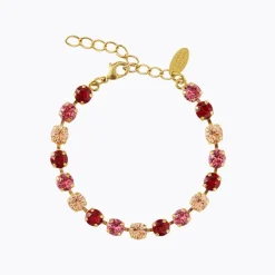 Caroline Svedbom Nicola Armband / Scarlet Combo (Guld)