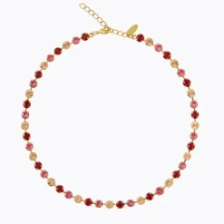 Caroline Svedbom Nicola Halsband / Scarlet Combo (Guld)