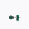 Caroline Svedbom Noelle Ring / Emerald – Rhodium