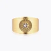 Caroline Svedbom Odessa Ring / Crystal (Guld)