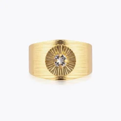 Caroline Svedbom Odessa Ring / Crystal (Guld)